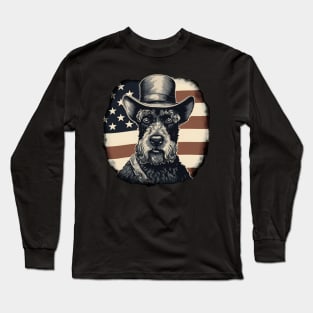 Kerry Blue Terrier 4th of July Long Sleeve T-Shirt
